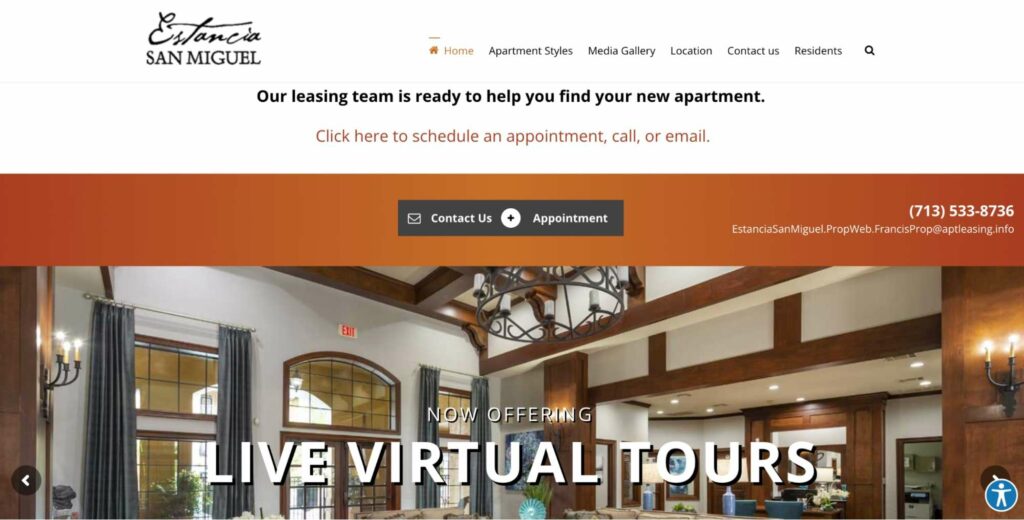 Estancia San Miguel Apartments in Northwest Houston's Homepage