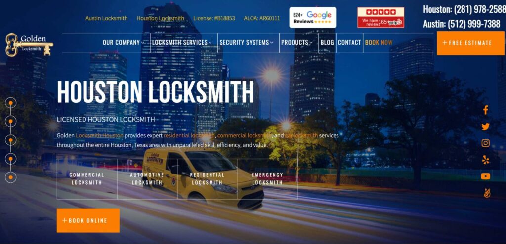 Golden Locksmith's Homepage