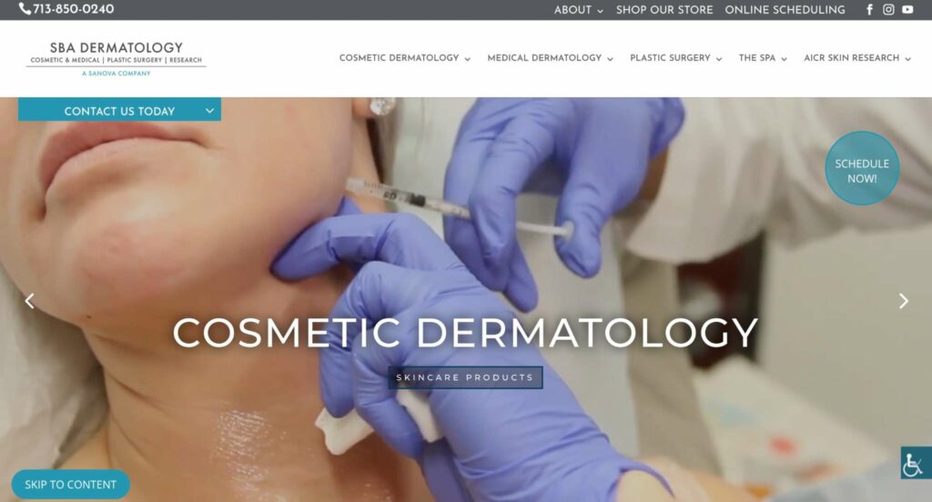 SBA Dermatology's Homepage