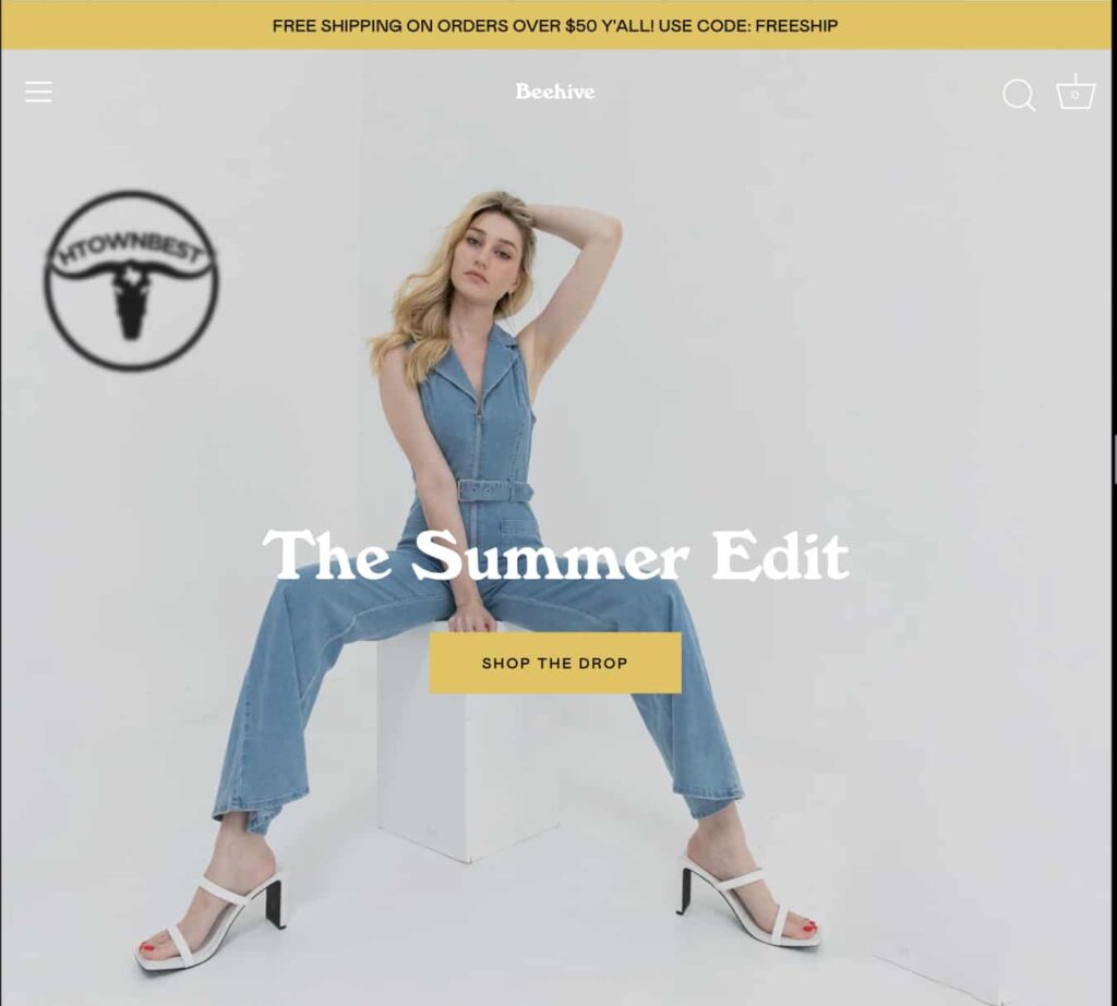 Beehive Houston Homepage