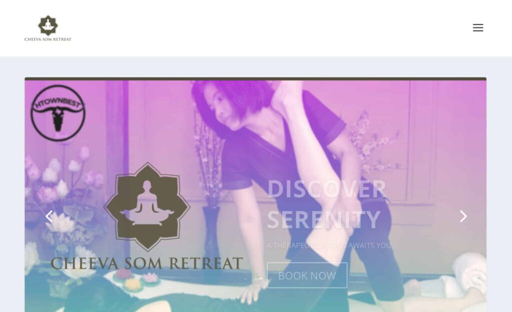 Cheeva Som Retreat Homepage