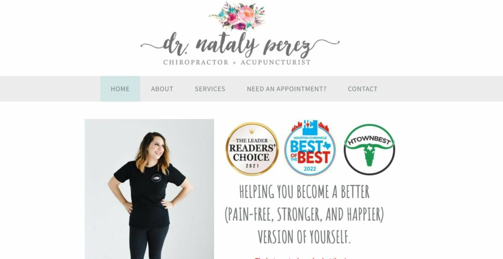 Dr. Nataly Perez Homepage