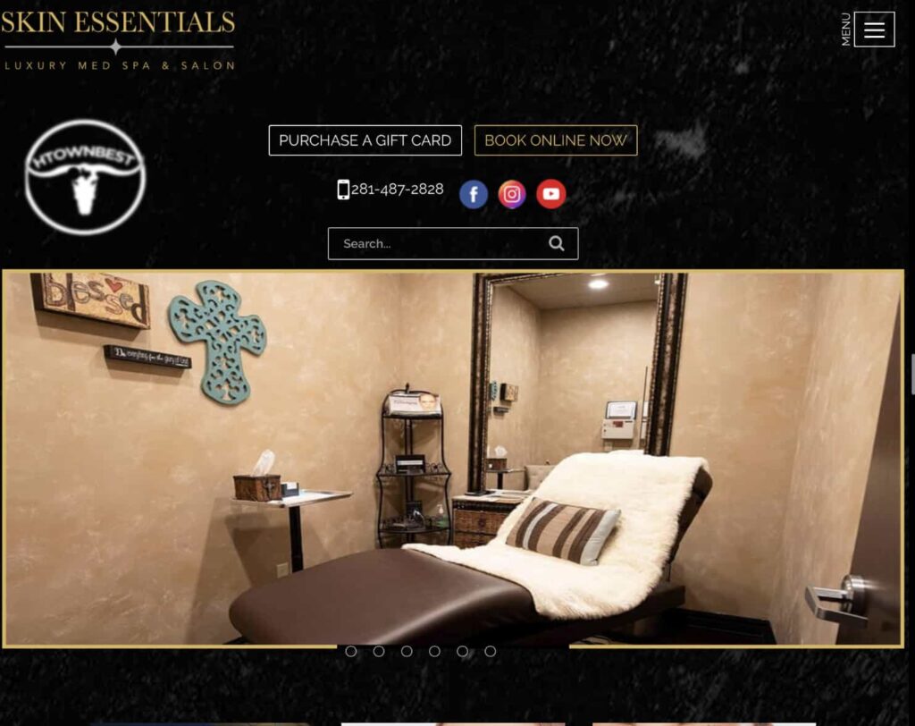 Skin Essentials Luxury Med Spa & Salon Homepage