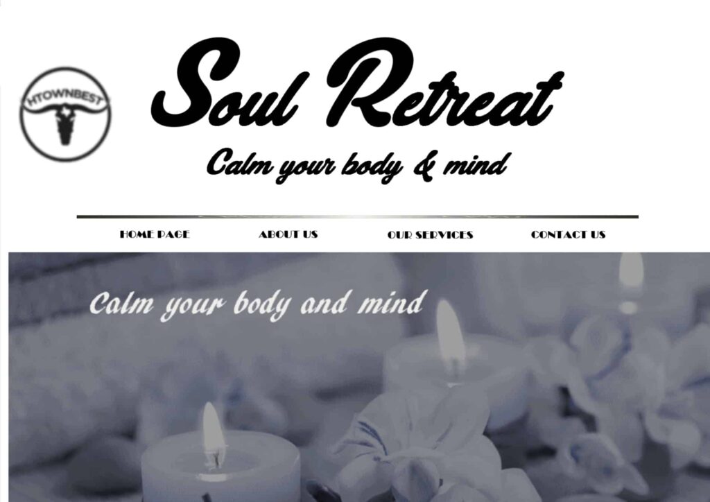 Soul Retreat Spa Homepage