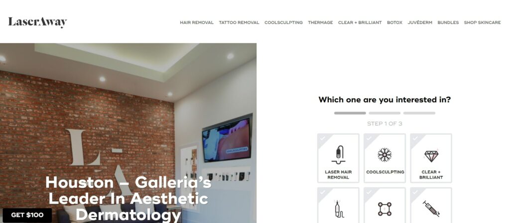 LaserAway Homepage