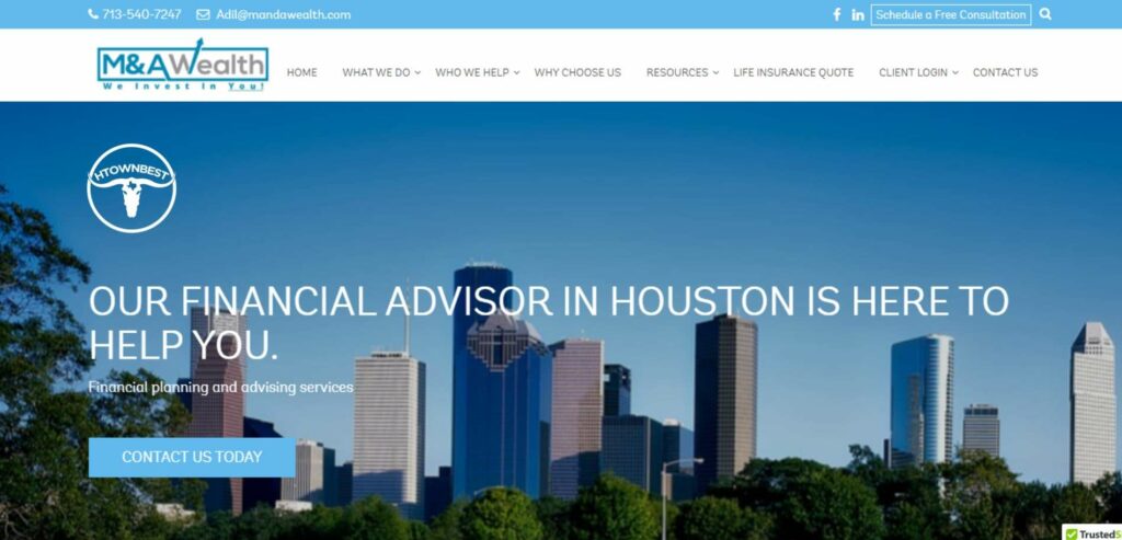 M&A Wealth Homepage