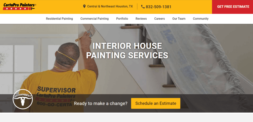 CertaPro Painters Homepage