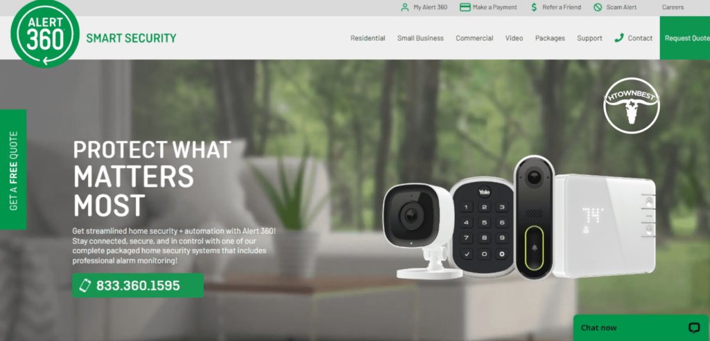 Alert 360 Houston Homepage