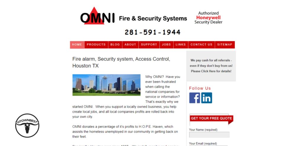 OMNI Fire and Security Systems Homepage