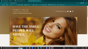 Cosmetic Smiles Homepage