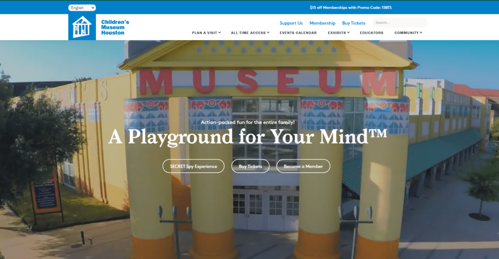 The Children's Museum of Houston Homepage