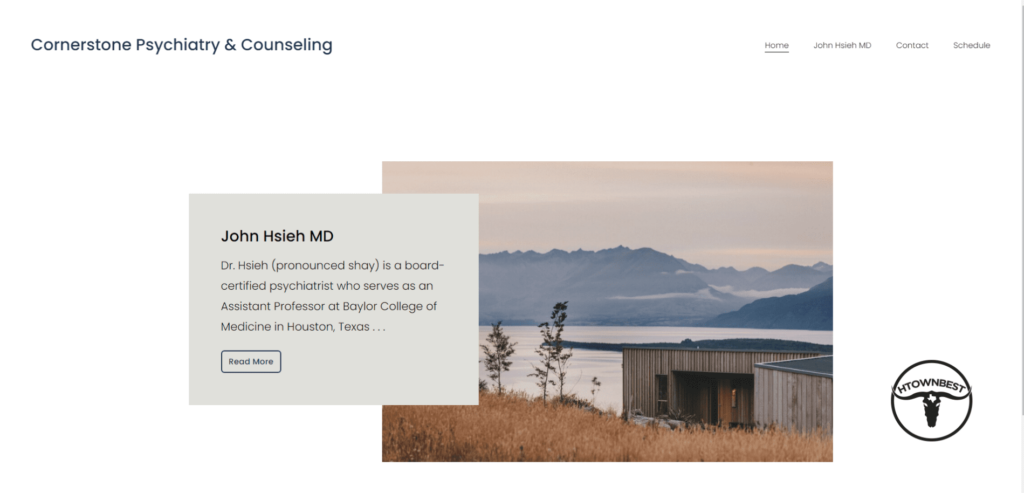 Cornerstone Psychiatry and Counseling Homepage