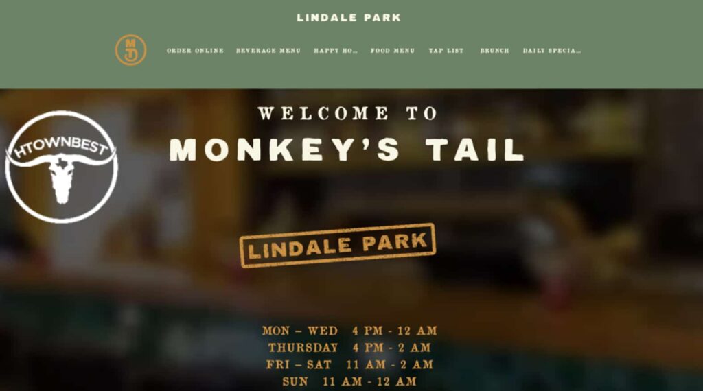 Monkey’s Tail Homepage