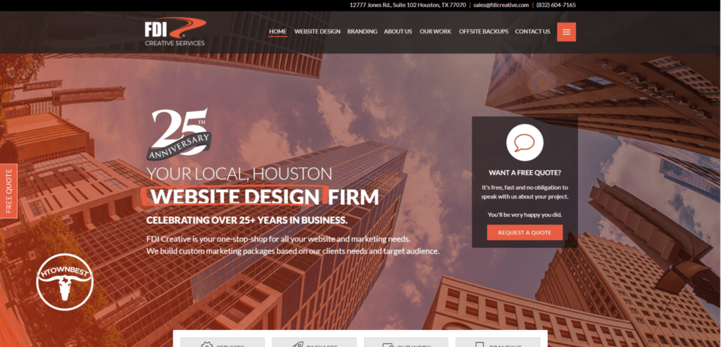 FDI Creative Services Homepage