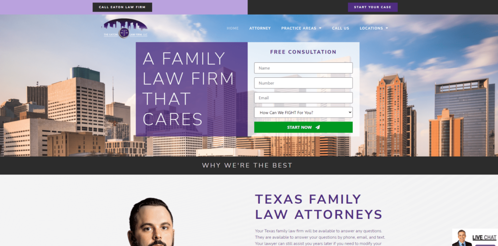 Eaton Family Law Group Homepage