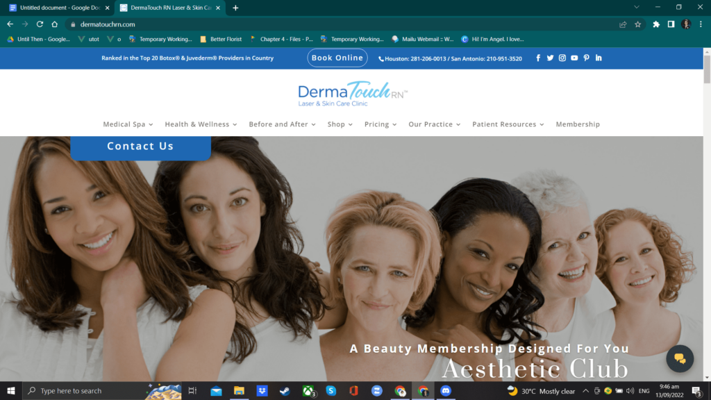 DermaTouch RN Homepage