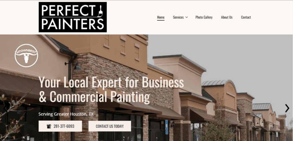 Perfect Painters Homepage