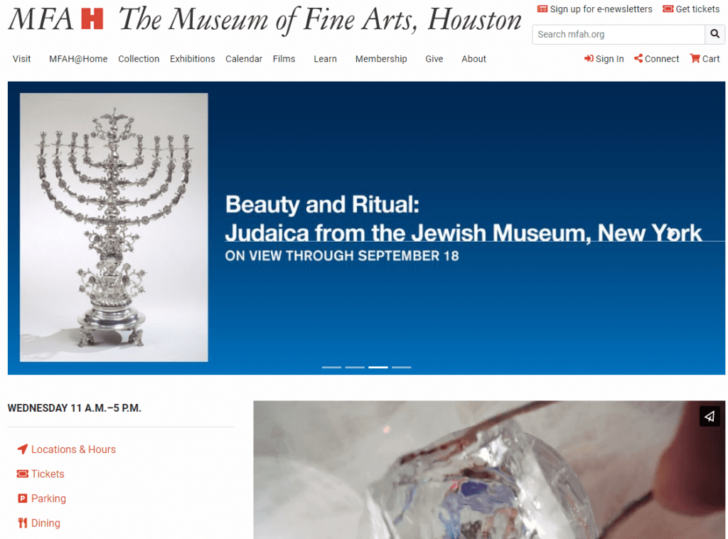 Museum of Fine Art Homepage