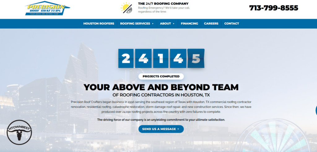 Precision Roof Crafters, Inc. Homepage