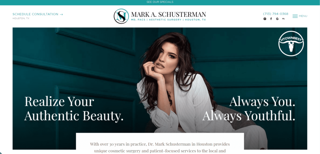 Mark Schusterman, MD, FACS Homepage