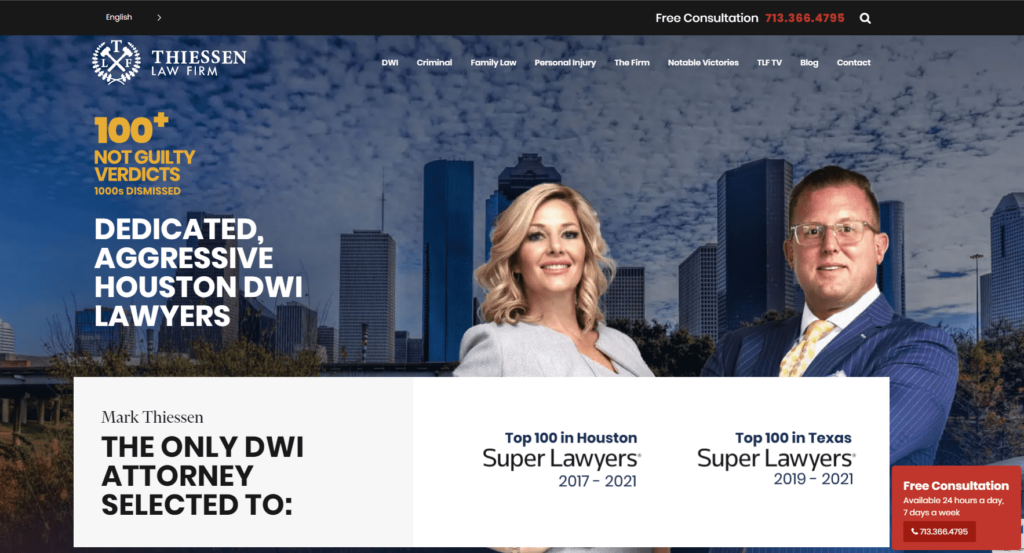 Grimes and Fertitta/ Thiessen Law Firm Homepage