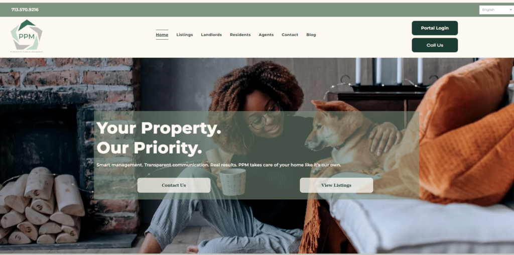 PrimePointe Property Management homepage