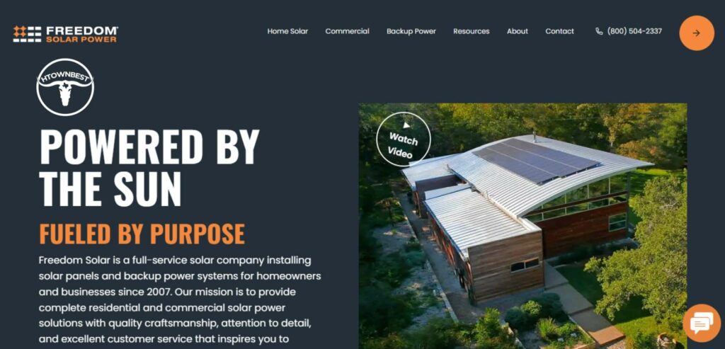 Freedom Solar Homepage