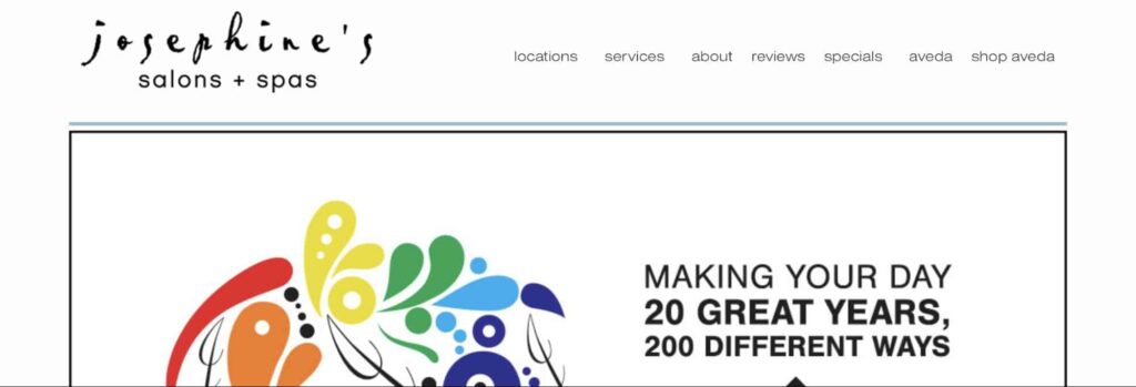 Josephine's Day Spa & Salon's Homepage
