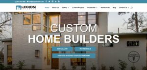 Legion Custom Home Builders Homepage