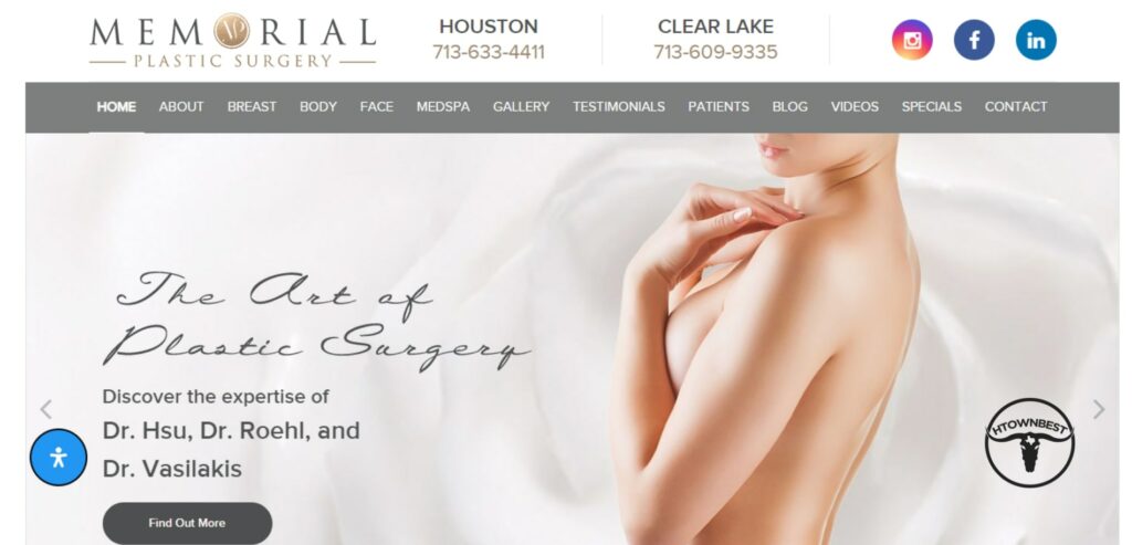 Memorial Plastic Surgery Homepage