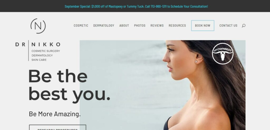 Nikko Cosmetic Surgery Center Homepage