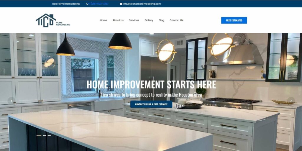 Tico Home Remodeling Homepage