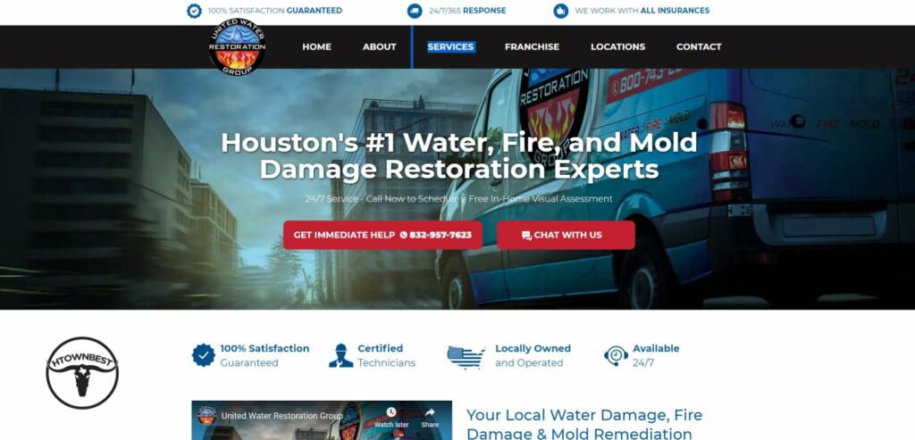United Water Restoration Group of Houston Homepage