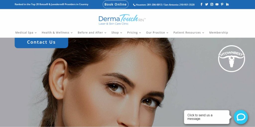 DermaTouch RN' Homepage