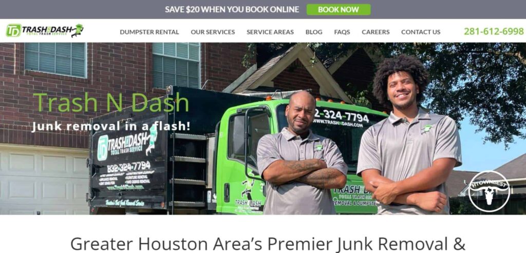 Trash N Dash Homepage