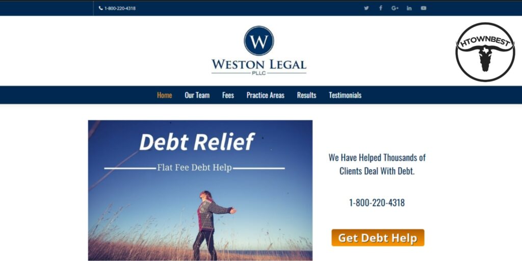 Weston Legal PLLC' Homepage