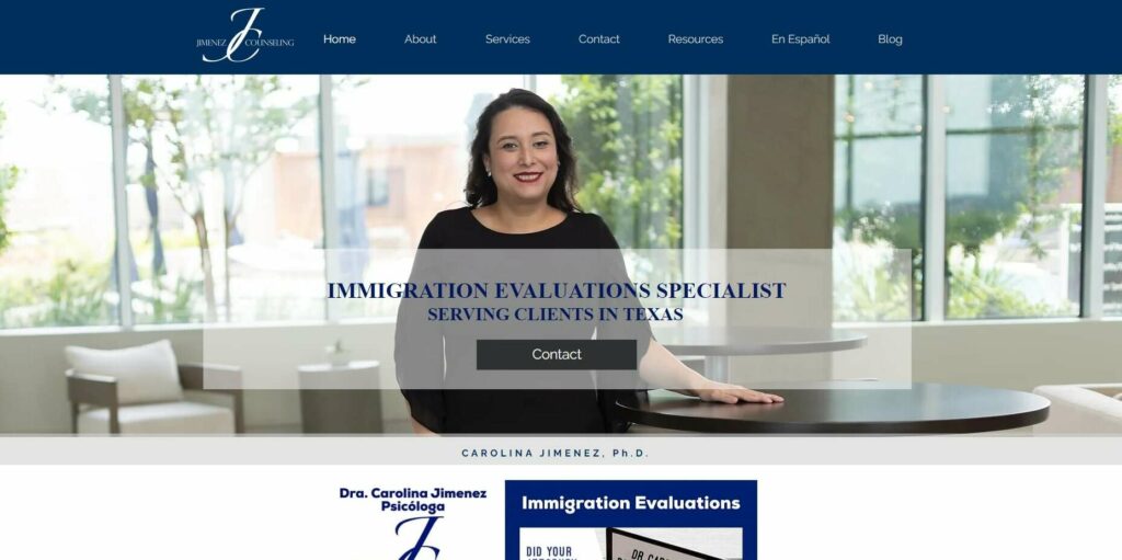 Jimenez Counseling, PLLC Homepage