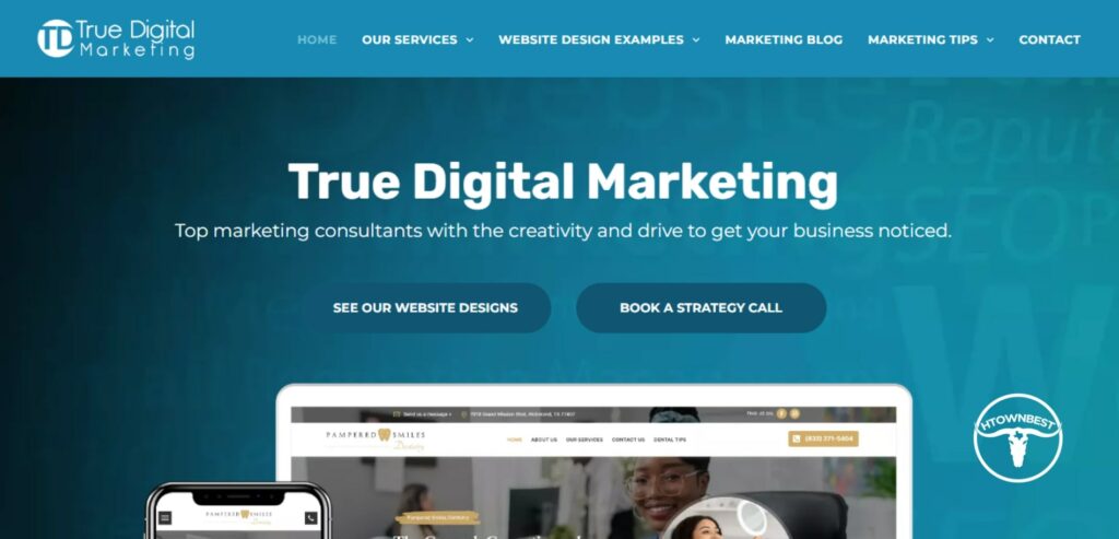 True Digital Marketing Inc Homepage