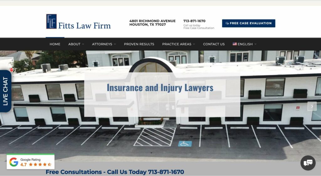 Fitts Law Firm, PLLC Homepage