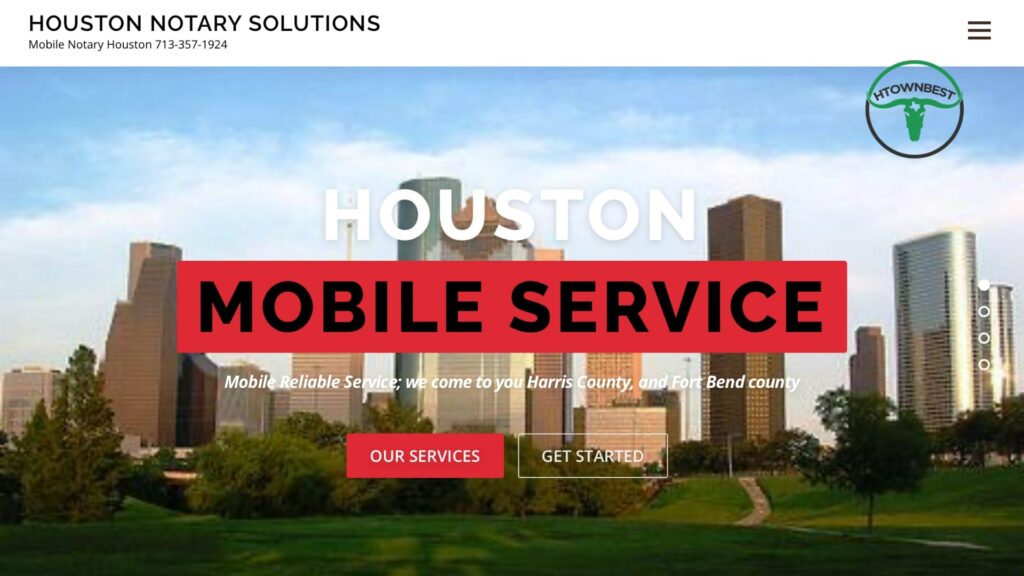 Houston Notary and Apostille Solutions' Homepage