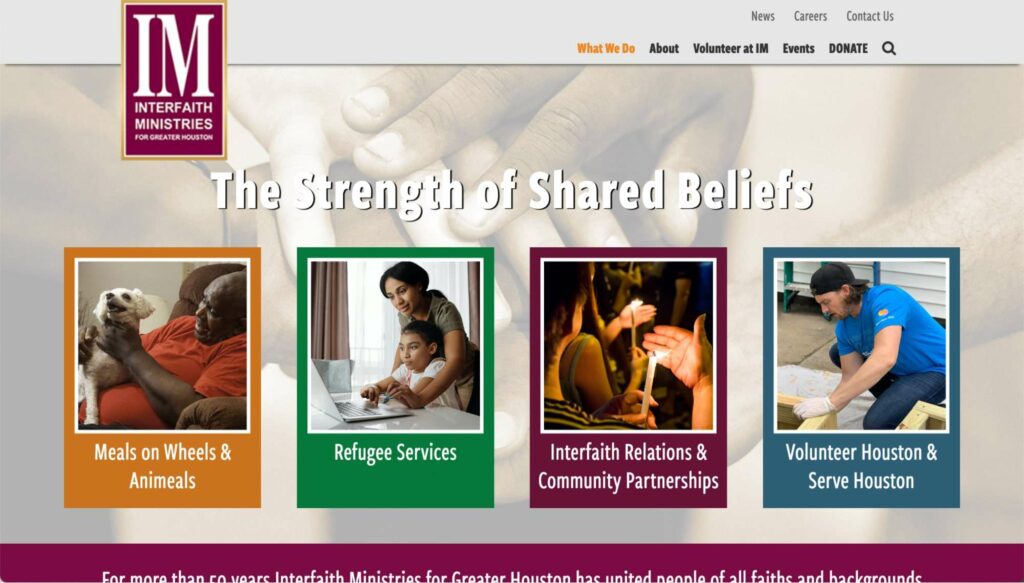 Interfaith Ministries for Greater Houston's Homepage