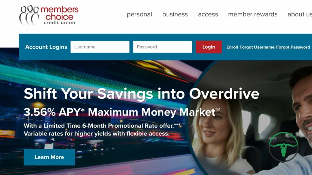 Members Choice Credit Union' Homepage