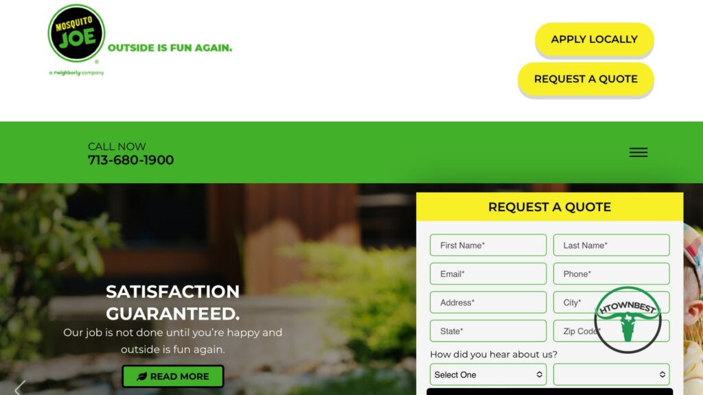 Mosquito Joe of West Houston's Homepage