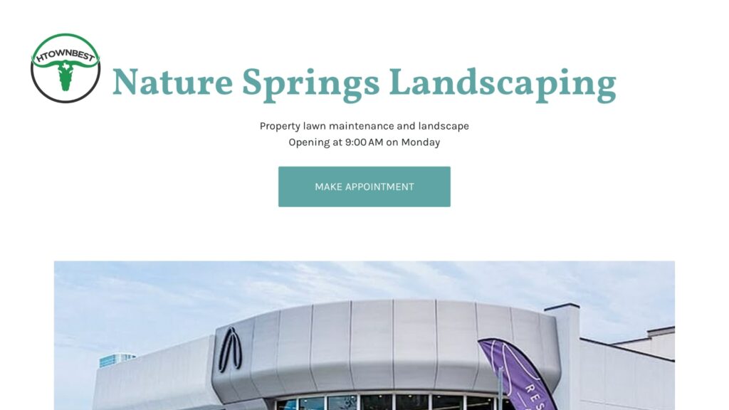 Nature Springs Landscaping's Homepage