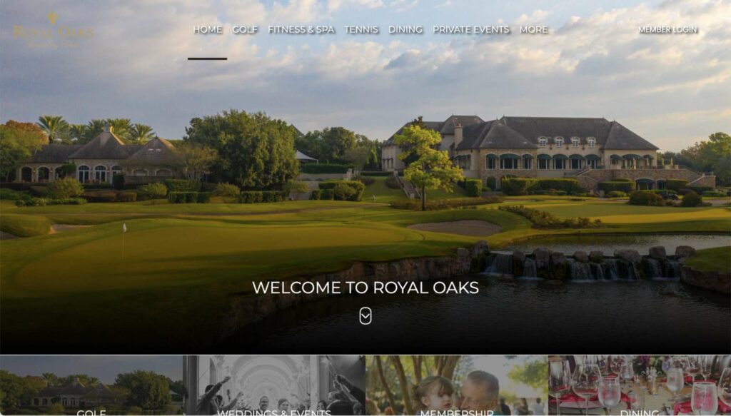 Royal Oaks Country Club's Homepage