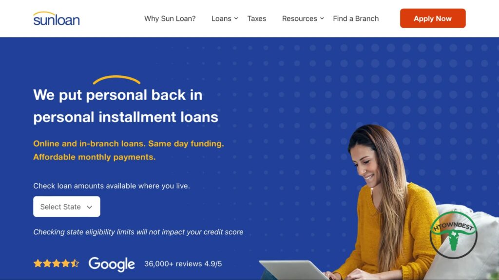 Sun Loan Company's Homepage