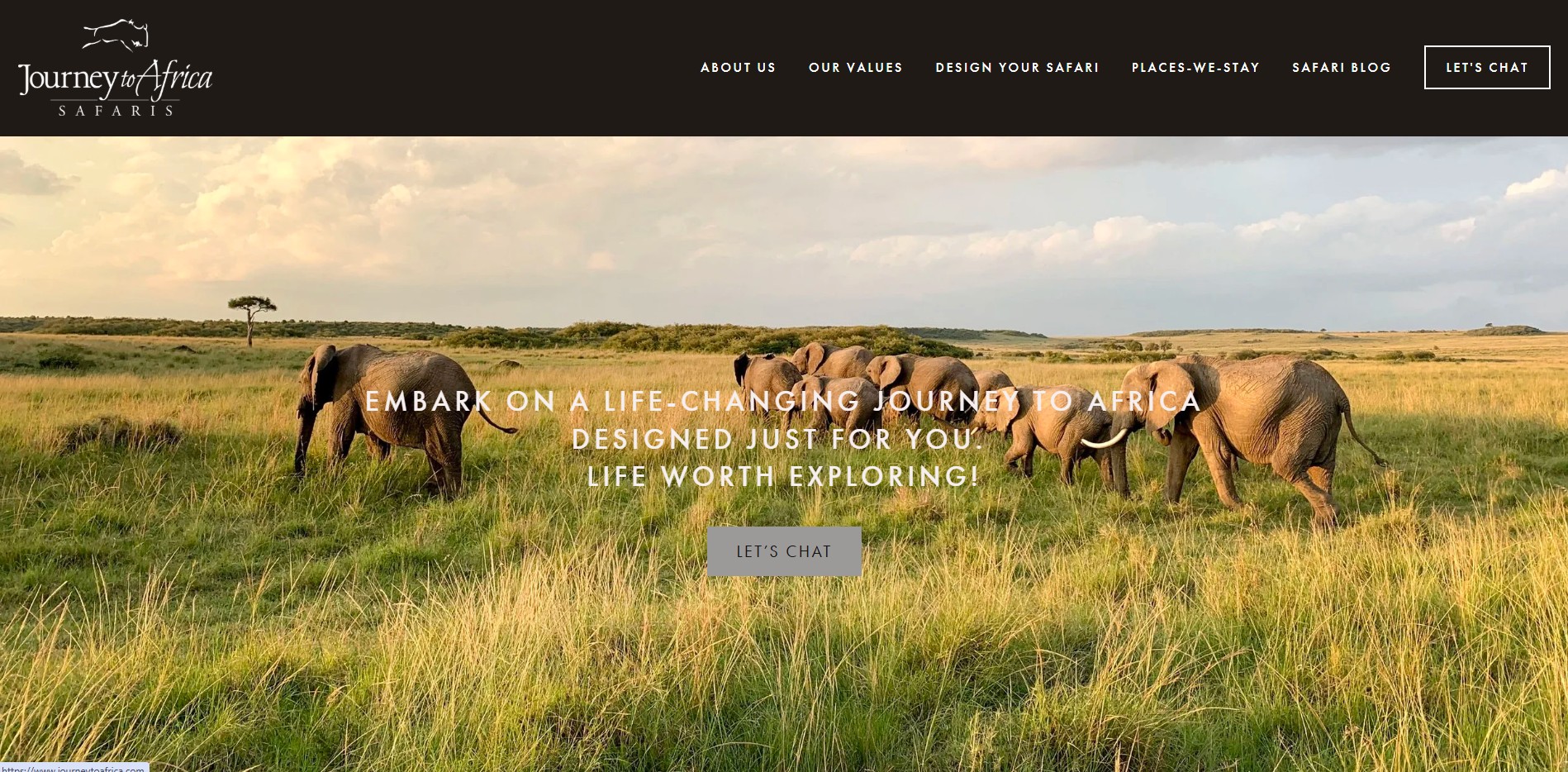 journey to africa homepage