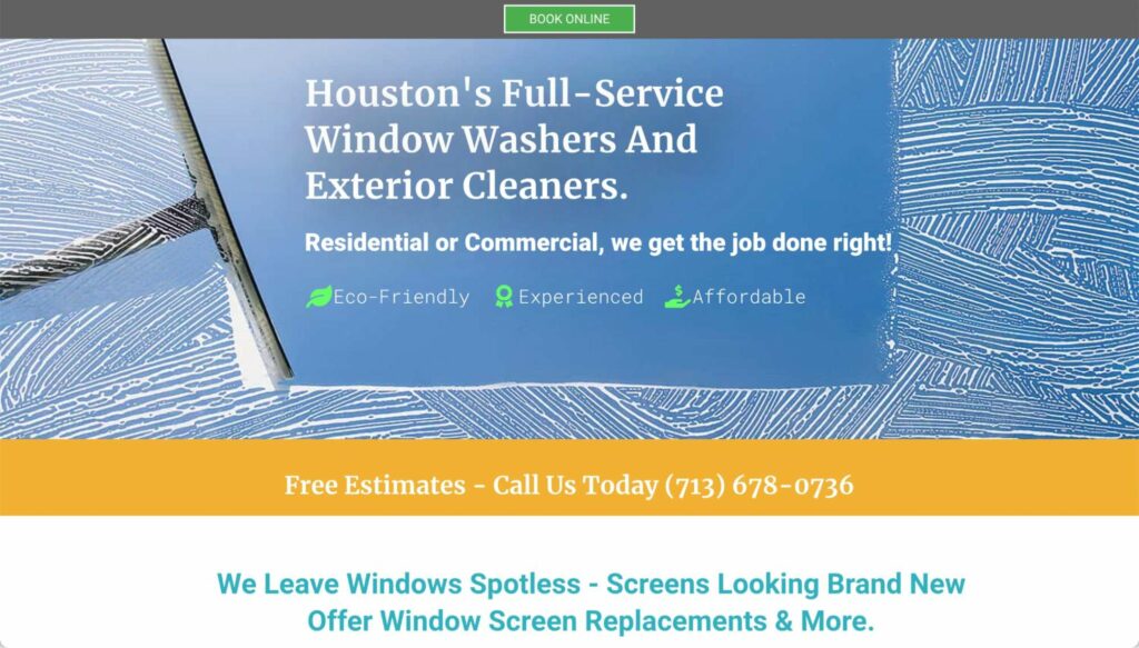 Lighten Up Exterior Cleaning's Homepage