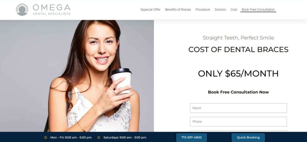 Omega Dental Specialists' Homepage