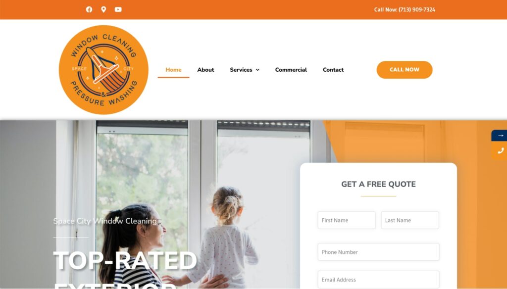 Space City Window Cleaning's Homepage